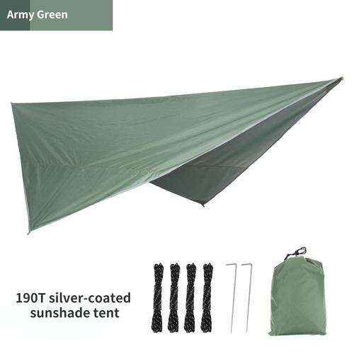 Bâche imperméable tente ombre ultra-léger Jardin auvent camping en Plein  air hamac