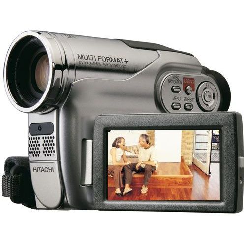 Hitachi DZ-HS300 - Caméscope - mode écran large - 680 KP - 25x zoom optique - HDD 8 Go - DVD