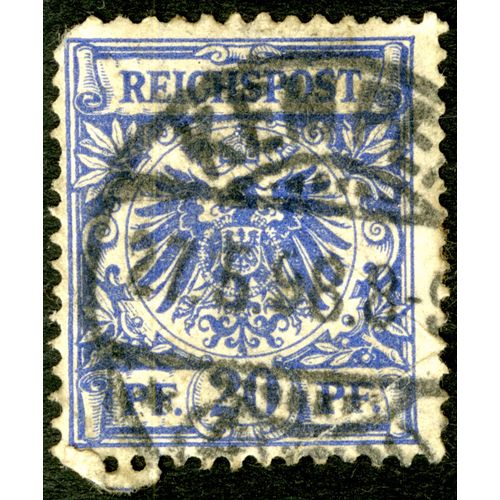 Timbre Oblitéré Reichspost, 20 Pf
