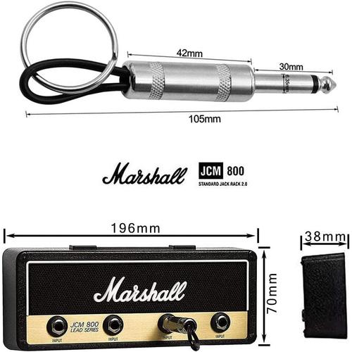 Marshall JCM800 Porte-clé mural pour guitare avec 4 prises de