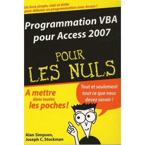 Programmation Vba Pour Access 2007