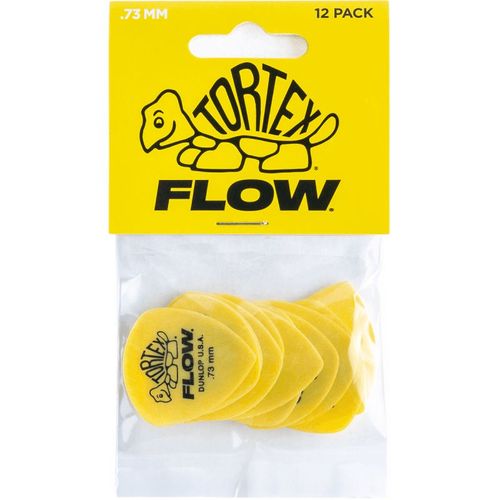 Dunlop 558p073 - Tortex Flow Standard 0,73mm - Sachet De 12