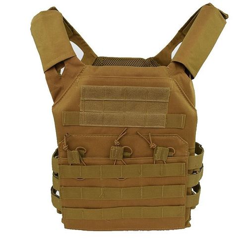 Gilet Tactique Militaire Pour La Chasse En Plein Air,Équipement De Protection,Utilisé Dans Les Jeux,Cs,Odorà Air Comprimé,Gilet De Combat À Balles Colorées - Type Tan
