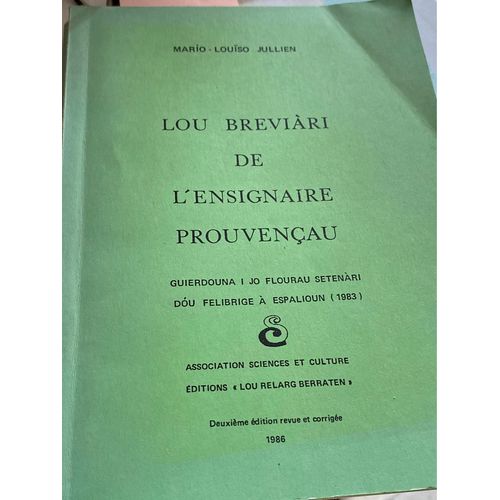 Lou Breviaries L’Ensignaire Prouvençau