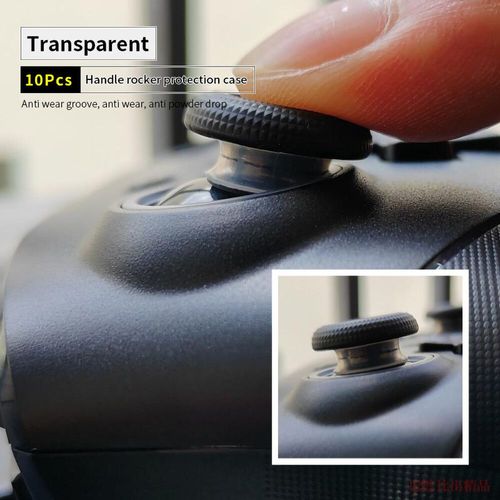 Étui De Protection À Bascule Pour Manette De Jeu Xbox,Rog Ally,Steamdeck,Ps5,Switch,Joystick,Manette,Anneau En Silicone,Déterminer - Type Transparent-10pcs