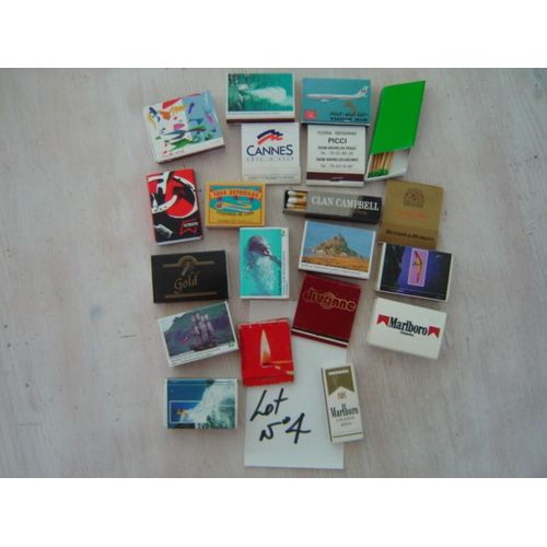 Lot N° 4 // Boites Ou Pochettes D'allumettes .France & Ailleurs !