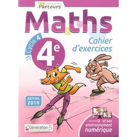 Maths 4e Cycle 4 Iparcours - Cahier D'exercices