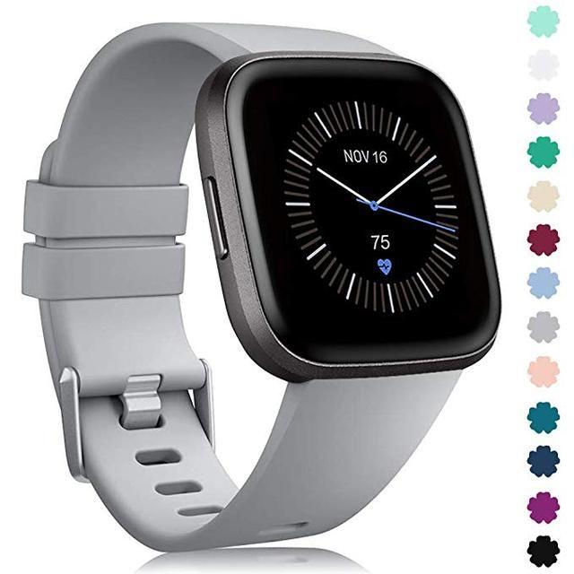 Bracelet de montre en Silicone pour Fitbit Versa/Versa 2 souple