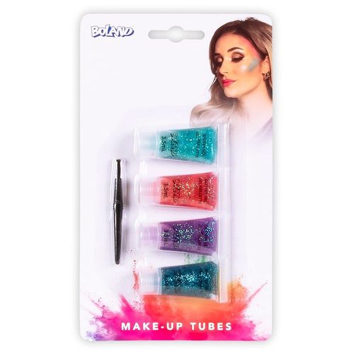 Set 4 Tubes Maquillage Gel Pailleté