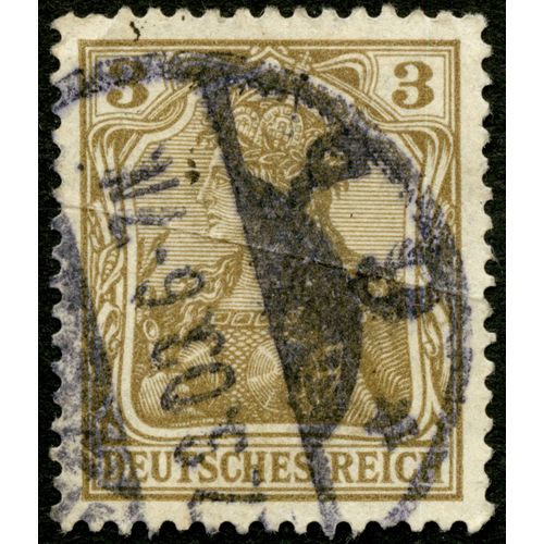 Timbre Oblitéré Deutsches Reich 3