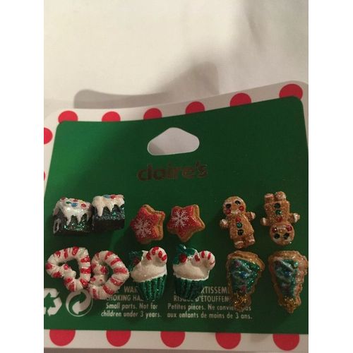 Boucles D'oreilles Fantaisies Noël Claire's Idée Cadeau