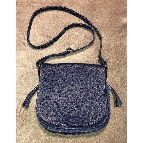 Sac à bandoulière femme en cuir véritable - Borse in Pelle fabrication italienne