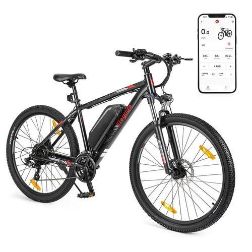 Eleglide M2 Vélo Cyclomoteur Électrique 27,5*2,4 Pouces Pneu En Caoutchouc Pneumatique 250w Moteur 25km/H Vitesse 36v 15ah Batterie 125km Portée Freins À Disque Hydrauliques Avec App Control Vtt