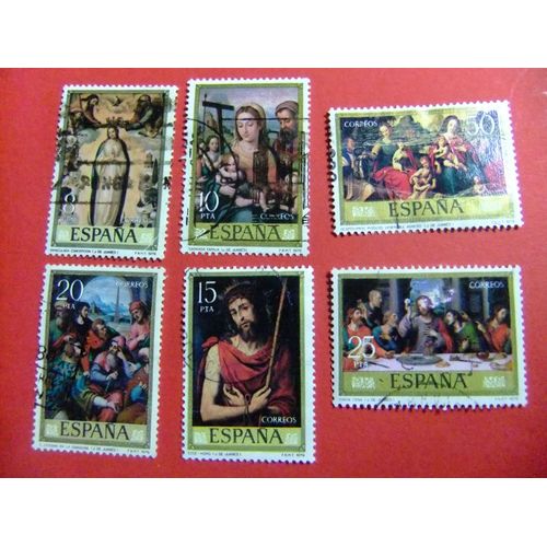 31 Espagne 1979 / Jour Du Timbre -Juan De Juannes Peintre / Edifil 2537 / 2542 Fu Yvert 2183 / 2188 Fu