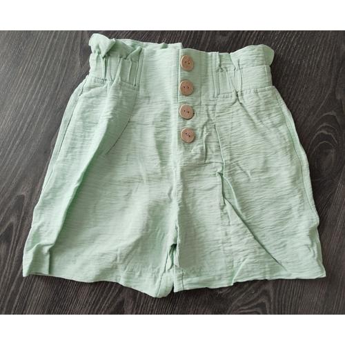 Short Vert 14 Ans Xs Kiabi Neuf