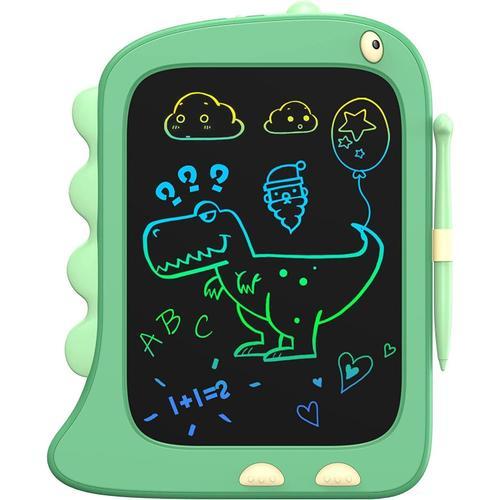 Tablette D'écriture Lcd De 8,5 Pouces(Vert), Tablette Graphique, Ardoise Magique, Tablette Dessin Enfant De 2 3 4 5 6 7 Ans Filles Et Garçons Cadeau D'anniversaire Pour Les Enfants Dinosaure Jouets