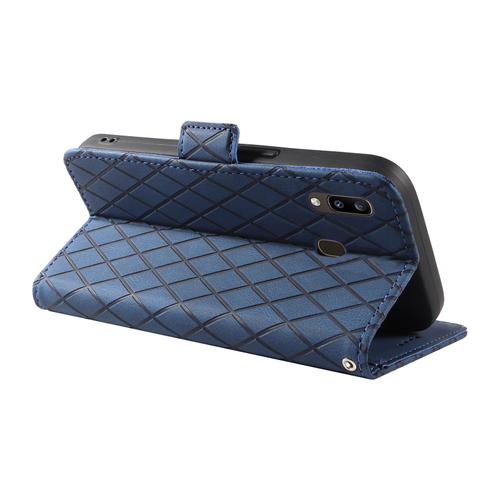 Coque Compatible avec Samsung Galaxy A20 Housse en Cuir PU Pochette Portefeuille Magnetique Etui de Protection Antichoc Etui a Rabat Pochette pour Samsung Galaxy A20 Bleu Rakuten