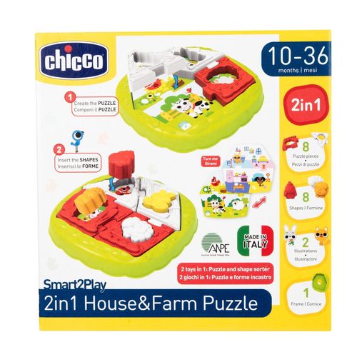 Smart2play Puzzle Maison 2 En 1
