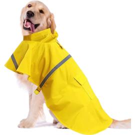 Manteau de pluie imperméable pour chien, poncho réglable pour chiot, manteau  de pluie à capuche pour chiens de petite et moyenne taille (bleu, XXL)