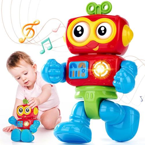Jouet pour Bébé 1 an Robot Jouet d'activité avec Lumières pour