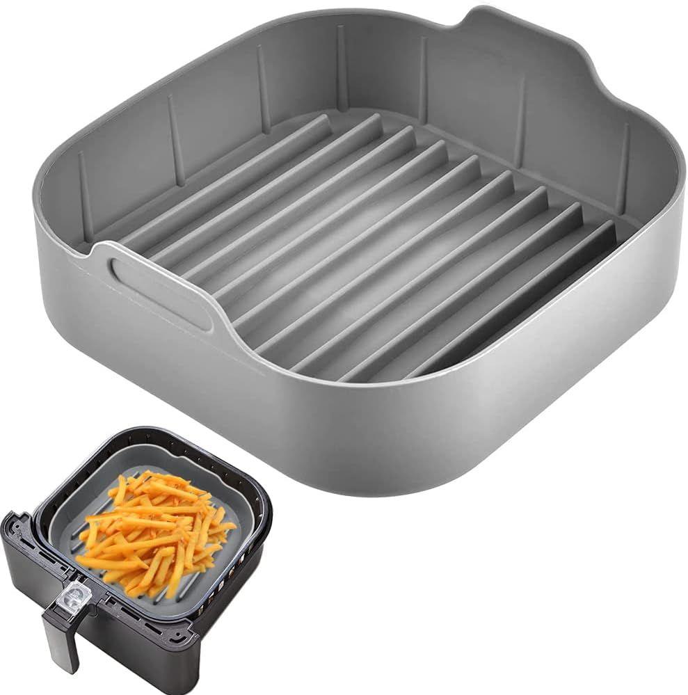 Generic Silicone Pot Air Fryer - Réutilisable pour Friteuse à Air, Four,  Micro-ondes - Prix pas cher