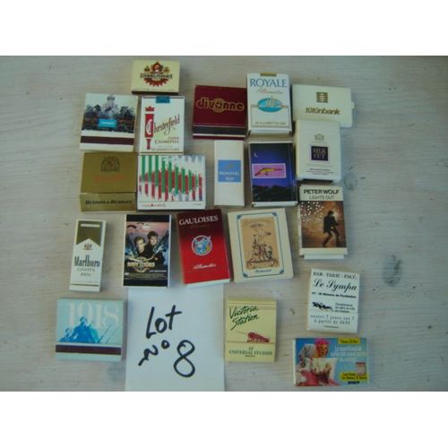 Lot N° 8 // Boites Ou Pochettes D'allumettes * De France & D'ailleurs !