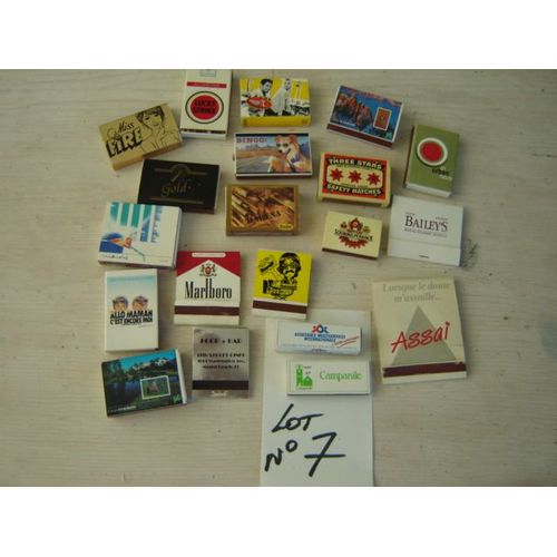 Lot N° 7 // Boites Ou Pochettes D'allumettes*France & Ailleurs !