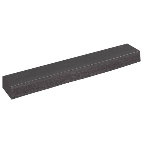 Vidaxl Étagère Murale Marron Foncé 60x10x6 Cm Bois Chêne Massif Traité