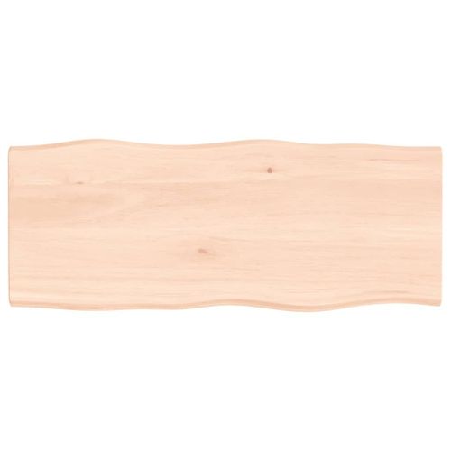 Vidaxl Dessus De Table Bois Chêne Massif Non Traité Bordure Assortie