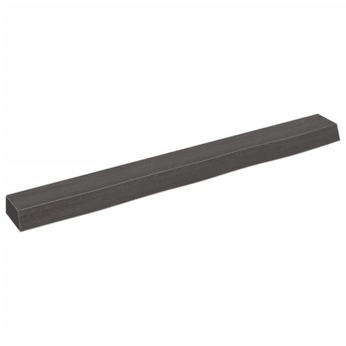 Vidaxl Étagère Murale Marron Foncé 100x10x6cm Bois Chêne Massif Traité