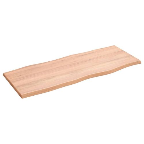 Vidaxl Dessus De Table Bois Chêne Massif Traité Bordure Assortie
