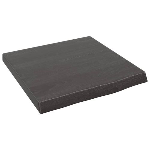 Vidaxl Étagère Murale Marron Foncé Bois Chêne Massif Traité