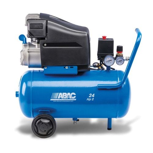 Abac - Compresseur ? piston lubrifi? 2CV 10 bar 24L 230V Mono Direct - POLE POSITION L20 ABAC