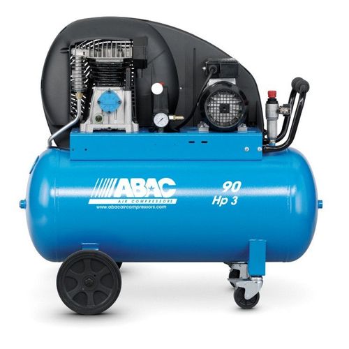 Abac - Compresseur ? piston 3CV 400V Triphas? 10 bar 90L Direct - PRO A39B 90 CT3 ABAC