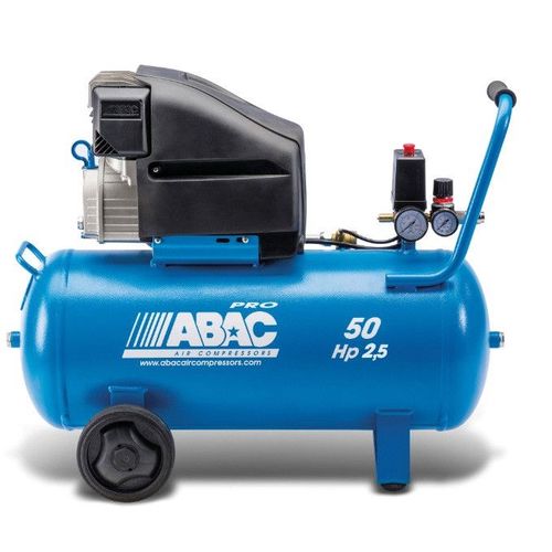 Abac - Compresseur ? piston lubrifi? 2,5CV 230V Mono 10 bar 50L Direct - PRO MONTECARLO L25P ABAC