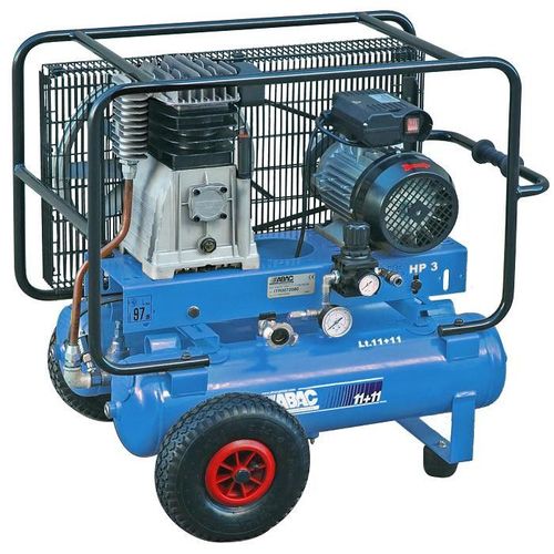 Compresseur d'air PRO 3CV 2x11 litres 23,6 m3/h 10b PRO A39B 11+11 CM3 ABAC