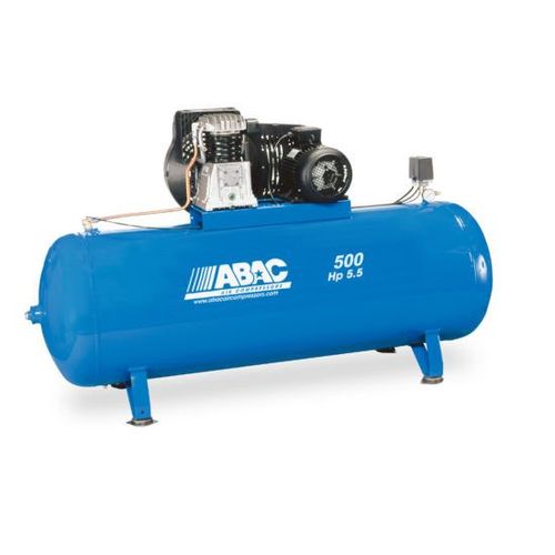 Abac - Compresseur ? courroie 2 ?tages 500 litres 5,5 cv 4 kW 400 V Tri - PRO A49B 500 FT5,5 ABAC