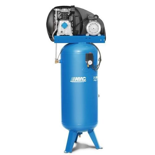 Abac - Compresseur d'air ? pistons vertical bi-?tag?s 400 V Tri 5,5 CV 200 litres - B5900B/200 VT5,5 ABAC