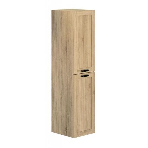 Colonne 40 Cm 1 Porte 2 ?Tag?Res Amovibles Et 2 ?Tag?Res Fixe En Bois Couleur Ch?Ne Hamilton Cambridge Allibert