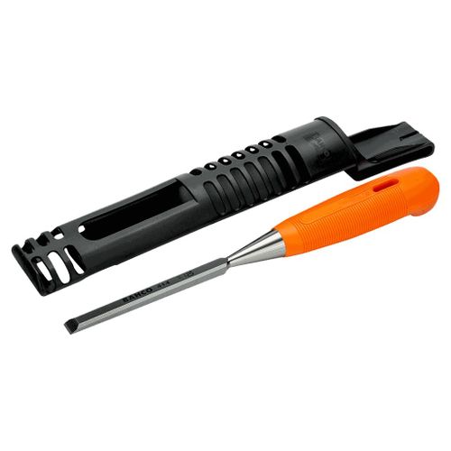 Ciseau ? manche en polypropyl?ne orange pour le travail du bois lame 10 mm 414-10 Bahco