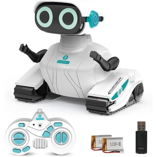 HONGCA Robot Jouet Enfant, Robots Intelligent avec Programmation, Jouet  télécommandé interactif pour Filles et garçons, Cadeaux de Robot Danseur  avec Yeux LED et Musique pour Enfants De 4 à 12 Ans