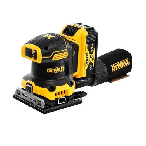 Ponceuse 1/4 de feuille XR 18V Brushless 2 x 5Ah Li-ion DCW200P2 DeWalt