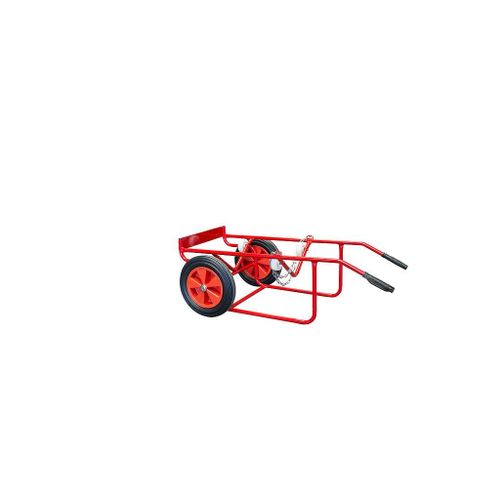 Diable chantier ? f?t charge 250 kg m?tallique 220 L roues caoutchouc Diam 400 mm Fimm