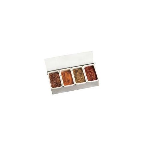 Boîte À Épices, Inox, 4 Compartiments - Louis Tellier - N4401