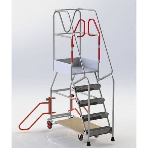 Escabeau rayonnage 5 marches ? immobilisation automatique Fimm