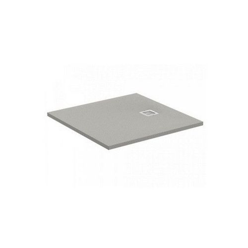 Ideal Standard - Receveur de douche carr? 80x80 cm Gris b?ton - ULTRA FLAT S Ideal standard