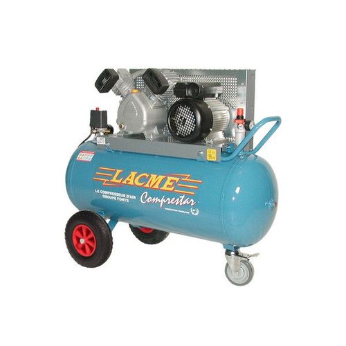 Compresseur ? courroie 3CV Monophas? 17m3/h cuve 100L 17V100M Lacme