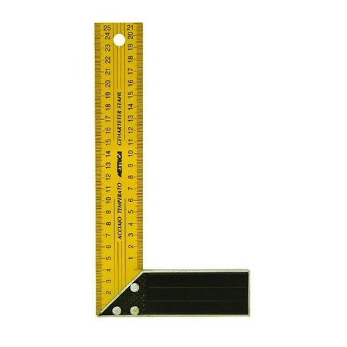 Equerre de menuisier jaune 150 mm 29240 Metrica