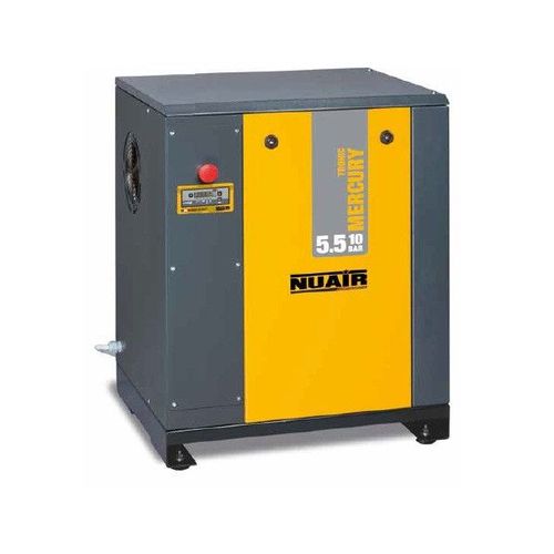 Compresseur entra?nement courroie sur ch?ssis 5,5CV 4kW 400V Triphas? 8 bar MERCURY TRONIC 4/08 Nuair