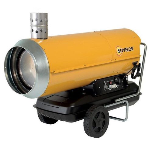 Chauffage air puls? mobile au fuel ? combustion indirecte Puissance ?lec. 1060W HPV 85 Sovelor